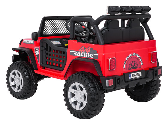 Pojazd Jeep BEAST 4x4 Czerwony