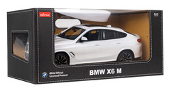 BMW X6 M biały RASTAR model 1:14 Zdalnie sterowane auto + Pilot 2,4 GHz