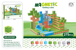 Zestaw Magnetycznych Kostki 275el.