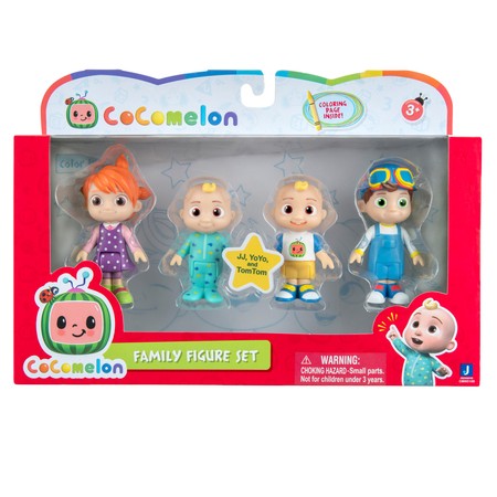 COCOMELON Zestaw 4 figurek Rodzina, figurki