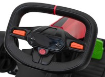 Gokart Fast 3 Drift na akumulator dla dzieci Czerwony + Funkcja driftu + Silniki 2x150W + Radio LED + Pasy
