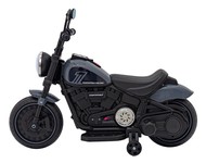 Motorek Chopper FASTER na akumulator dla dzieci Szary + Radio FM + Panel audio + LED