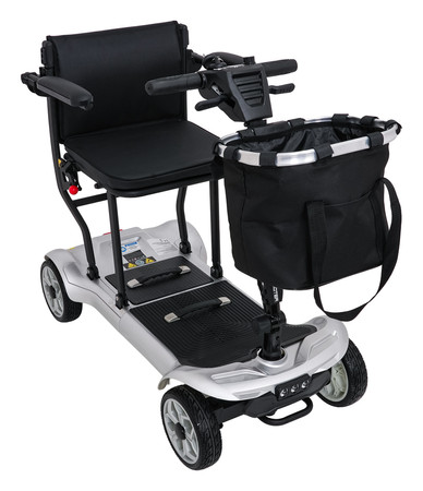 Skuter Elektryczny Czterokołowy dla Seniorów EasyGo Szary
