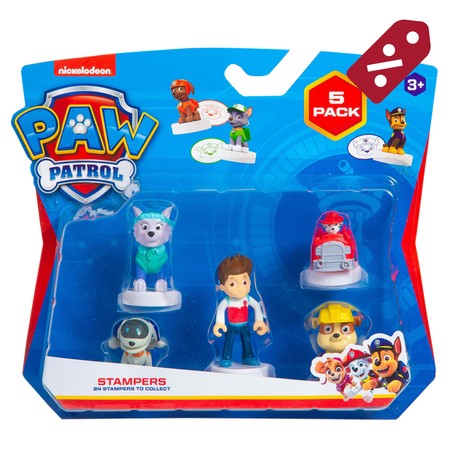 PSI PATROL Stempelki 5 pak, figurki