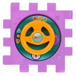 Multidomek sensoryczny dla dzieci 18m+ Mini gry 9 Puzzli + Sortery + Przeplatanka + Zegar