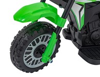 Motorek Cross Honda CRF 450R na akumulator dla dzieci Zielony + 3 Koła + Gumowy Bieżnik + Klakson