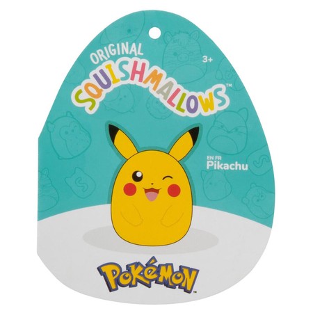 POKEMON Squishmallows Pikachu Seria 3, pluszak, 50 cm