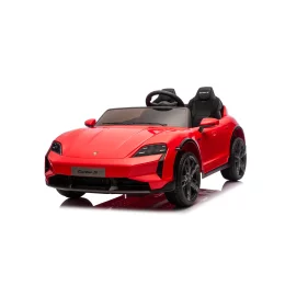 Pojazd Porsche Taycan Turbo S Czerwony