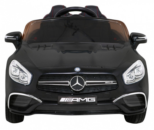 Mercedes Benz AMG SL65 S elektryczny dla dzieci Czarny + Pilot + Audio LED + Ekoskóra + EVA + Wolny Start