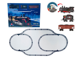 MEGA Kolejka z Pociągami z Funkcją Dymu, Świateł i Dźwięku