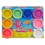 PLAY-DOH Tuba 8Pak ASST, zabawka kreatywna (NEON)