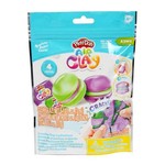PLAY-DOH Air Clay Cupcake Donut Macaroon, zabawka kreatywna (ZIELONA)