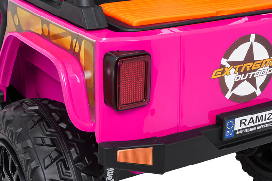 Pojazd Jeep Monster Różowy