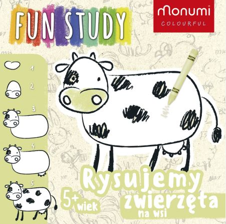 KSIĄŻECZKI RYSUJEMY - ZWIERZĘTA NA WSI