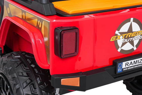 Pojazd Jeep Monster Czerwony