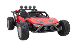 Auto Buggy Racing 5 na akumulator dla dzieci Czerwony + Silniki 2x200W + Pilot + Audio LED + Wolny Start