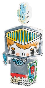 "Rycerz" baśniowa kolorowanka 3D dla dzieci