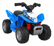 Quad Honda 250X TRX na akumulator Niebieski + Klakson + LED + Ekoskóra