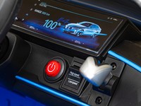 Autko BMW i4 na akumulator dla dzieci Niebieski + Wolny Start + EVA + Ekoskóra + Audio LED + Pilot