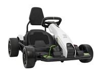 Gokart Fast 3 Drift na akumulator dla dzieci Biały + Funkcja driftu + Silniki 2x150W + Radio LED + Pasy