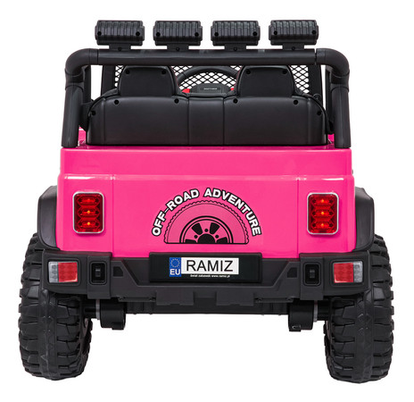 Pojazd Jeep BEAST 4x4 Różowy