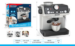 Ekspres do Kawy Szary z Funkcją Świateł i Dźwięku