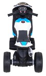 Motor BMW HP4 na akumulator dla dzieci Niebieski + 3 Koła + LED + MP3 USB + Ekoskóra