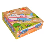 Klocki Drewniane Dla Najmłodszych Edycja Pojazdy