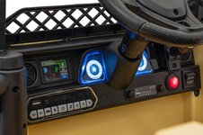 Toyota FJ Cruiser dla dzieci Beżowy + Pilot + Napęd 4x4 + Audio LED + EVA + Wolny Start