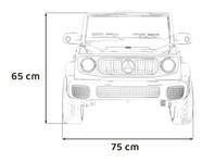 Pojazd Mercedes Benz EQG Biały