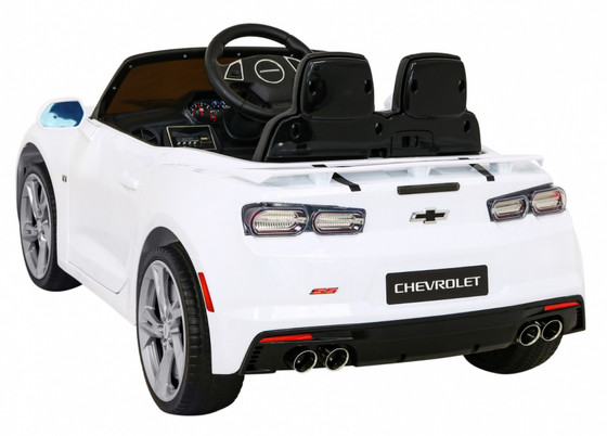 Chevrolet Camaro 2SS na akumulator Biały + Pilot + Koła EVA + Wolny Start + Dźwięki Światła