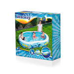 Basen dmuchany Morska Głębina 262x157x46cm dla dzieci 3+ BESTWAY + Łatka naprawcza