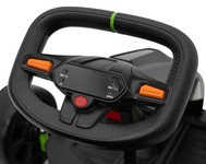 Gokart Fast 3 Drift na akumulator dla dzieci Czarny + Funkcja driftu + Silniki 2x150W + Radio LED + Pasy