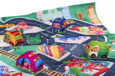 Mata Miasto + Zestaw Miękkich Autek