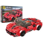 Zestaw Klocków Auto Sportowe Czerwone R/C