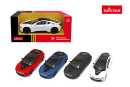 Autko Metalowe 1:43 BMW i8 Czerwone RASTAR