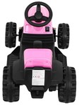 Traktor z Przyczepą Różowy
