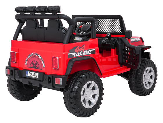 Pojazd Jeep BEAST 4x4 Czerwony