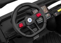 Auto Pick-Up Speed 900 dla dzieci Biały + Napęd 4x4 + Ruchomy kiper + Bagażnik + Pilot + Łopatka + Audio LED