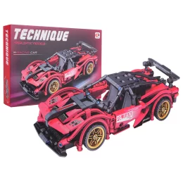 Klocki Auto Sportowe Czerwone 482el.