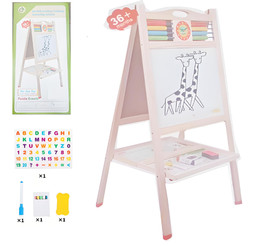 Drewniana Tablica z Liczydłem + Akcesoria