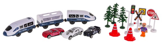 Kolejka Stacja + Akcesoria 103el.