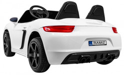 Perfecta Auto dla 2 dzieci Biały + Pompowane koła + Silnik bezszczotkowy + MP3 LED + Wolny Start