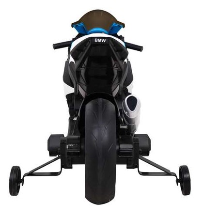 Motor BMW HP4 na akumulator dla dzieci Biały + Pomocnicze kółka + Wolny Start + EVA + MP3 LED