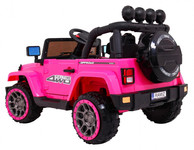 Auto Terenowe Full Time 4WD dla dzieci Różowy + Napęd 4x4 + Pilot + Audio LED + Schowek