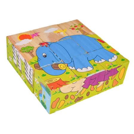 Klocki Drewniane Dla Najmłodszych Edycja Zwierzątka