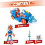 SUPERTHINGS Combat Vehicle Kid Kazoom, figurki