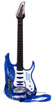 Gitara z akcesoriami dla dzieci 6+ Niebieski zestaw muzyczny Wzmacniacz  + Mikrofon
