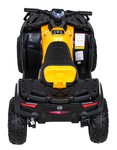 Quad XT-Speed dla dzieci Żółty + Napęd 4x4 + EVA + Wolny Start + Radio MP3 + LED