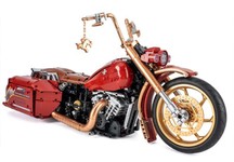 Klocki Motocykl 2111el. Czerwony
